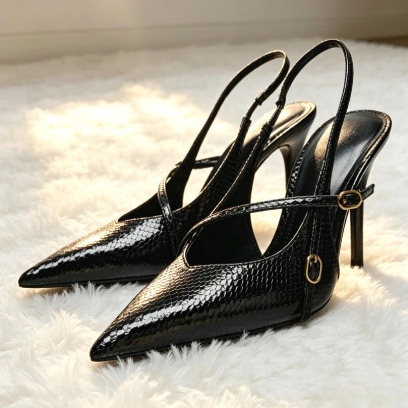 Slingback Heel Formal - Сексуальные женские элегантные туфли-лодочки на высоком