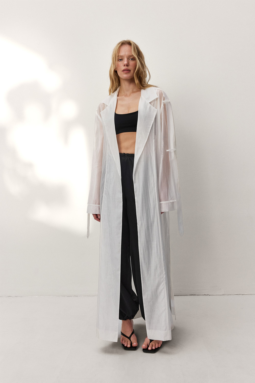 Trench Coat Formal - Женский длинный плащ с отложным воротником,