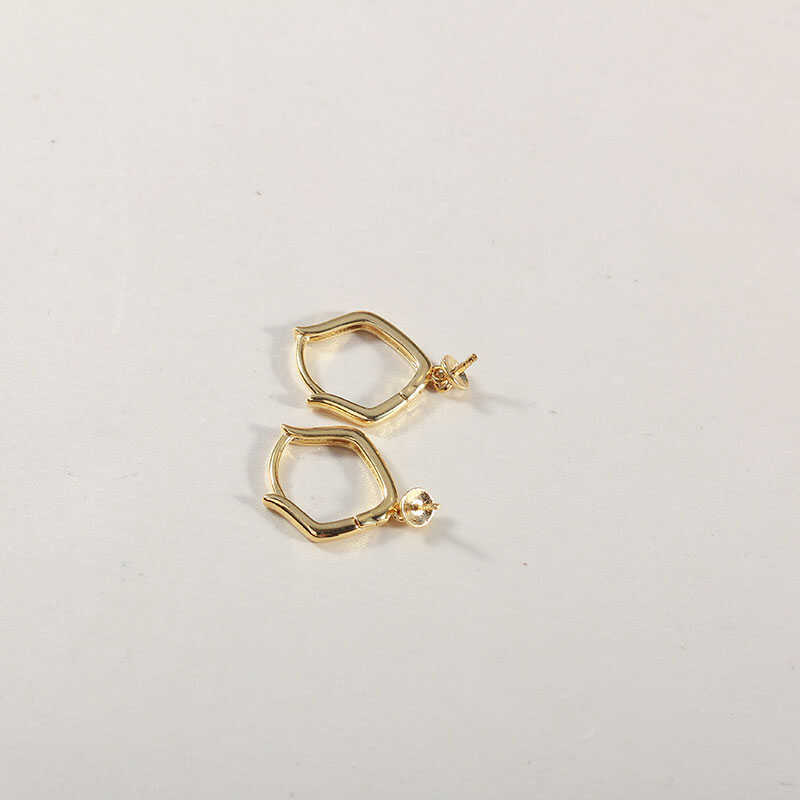 E004 Золотистые медные основы  – обзор и цена Pearl Earring Stud