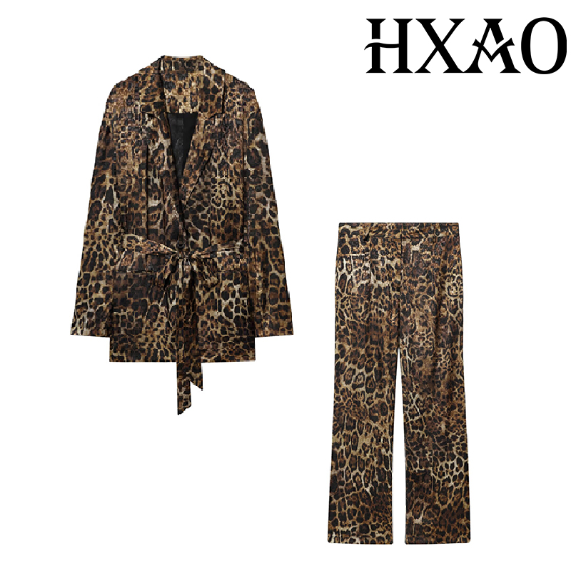 HXAO Леопардовые брюки Комплек – обзор и цена Women'S Formal Wear Pants