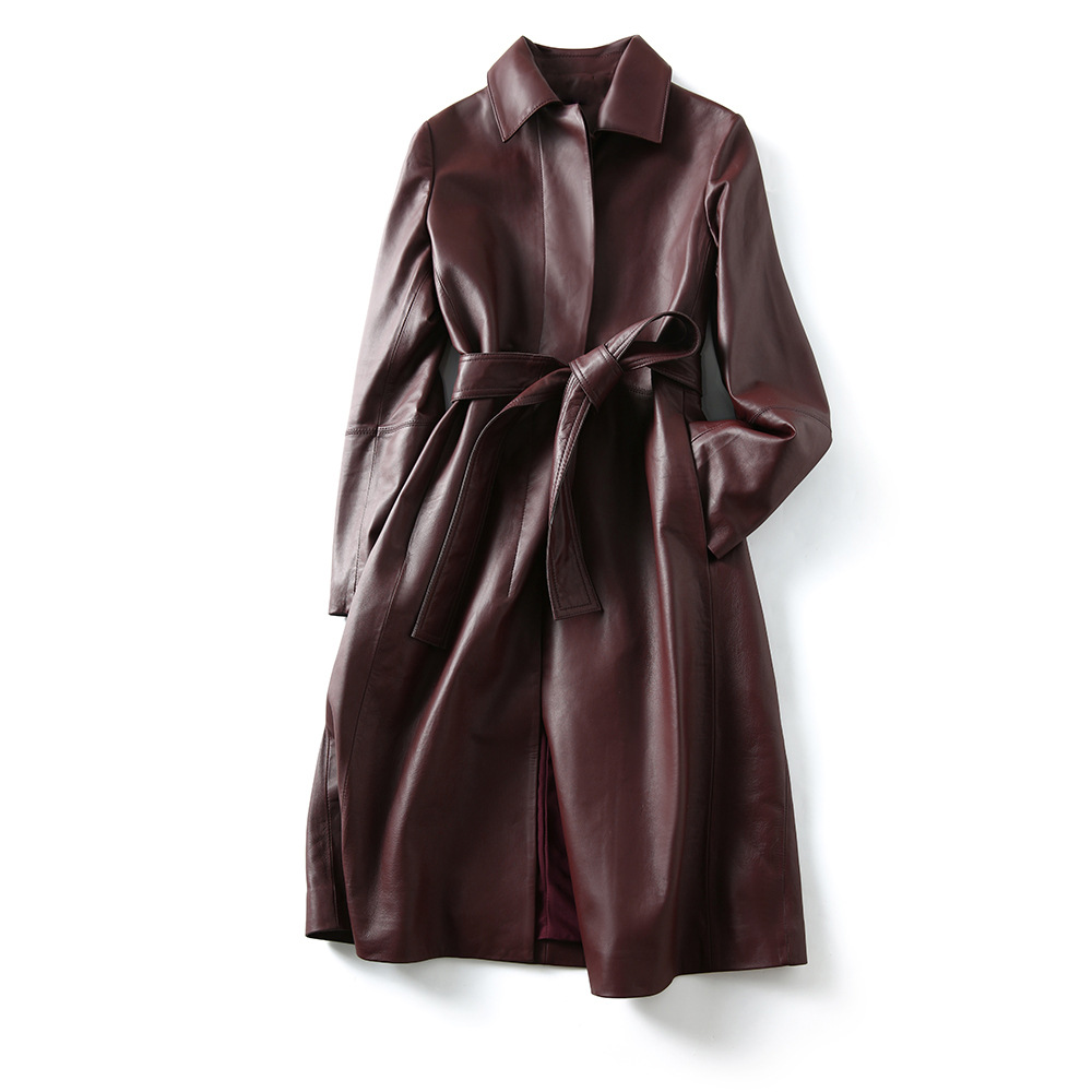 Женское кожаное пальто большог – обзор и цена Trench Coat Formal