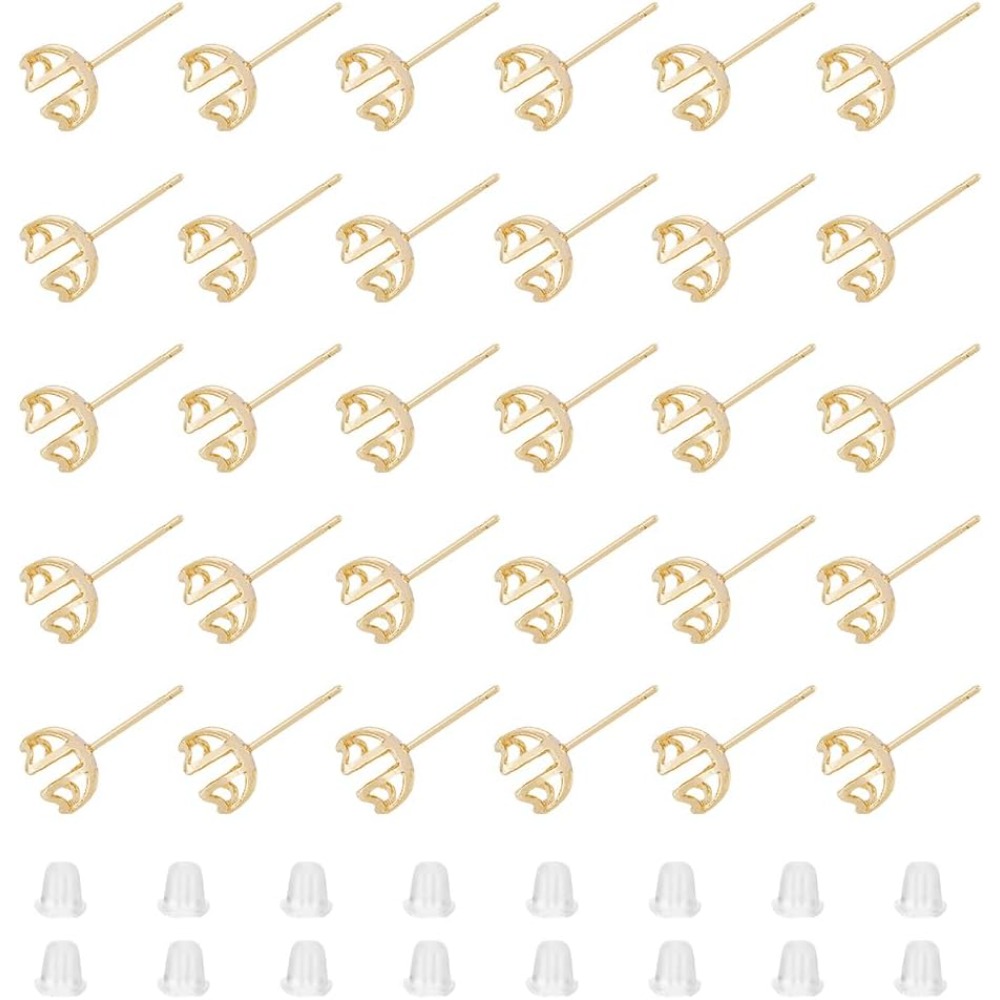 30 шт., крепление для сережек, – обзор и цена Pearl Earring Stud
