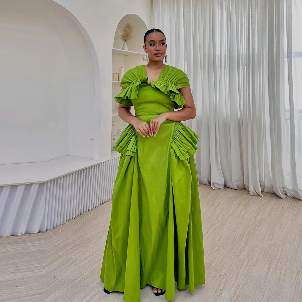 Вечернее атласное платье Prett – обзор и цена Women Formal Wear For Plus Size