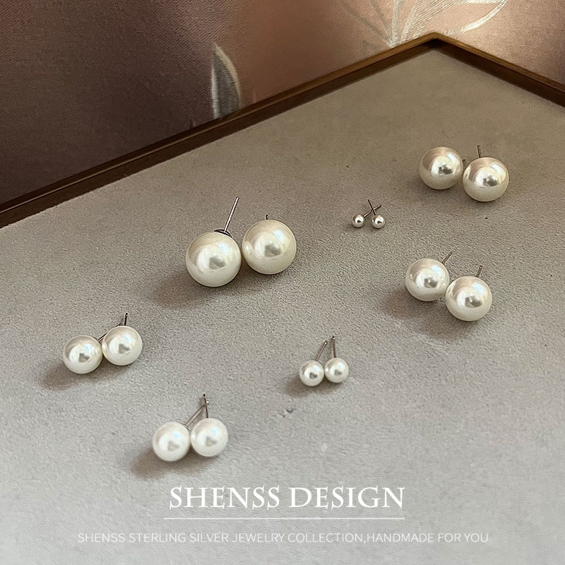 Свадебные серьги-гвоздики с ис – обзор и цена Pearl Earring Stud