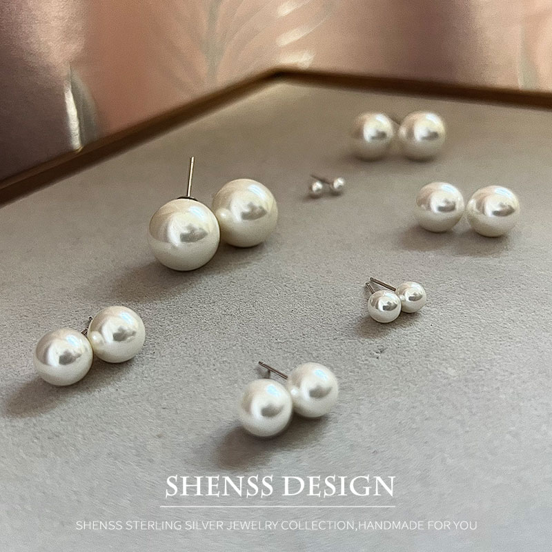 Свадебные серьги-гвоздики с ис – обзор и цена Pearl Earring Stud