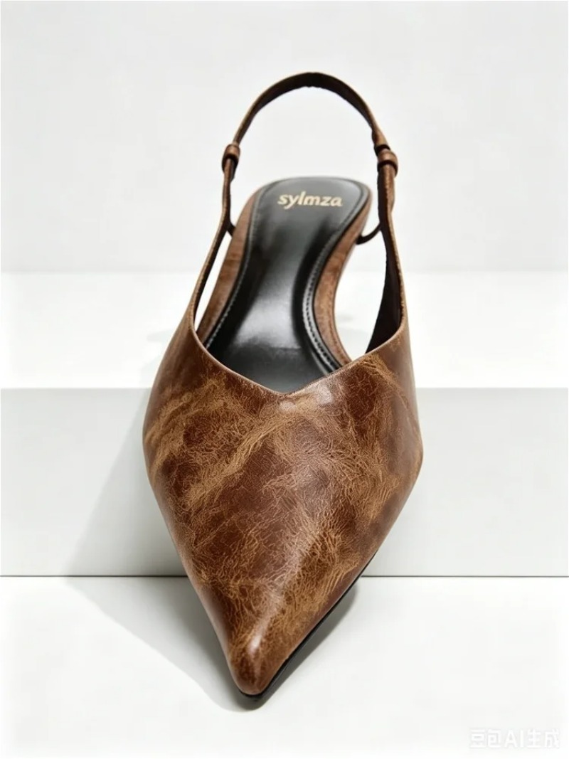 Коричневые дизайнерские туфли- – обзор и цена Slingback Heel Formal